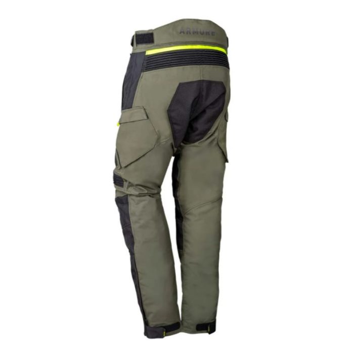 PANT ARMURE AREN WATERPROOF BLACK / DARK GRAY / YELLOW FLUO - Image 2