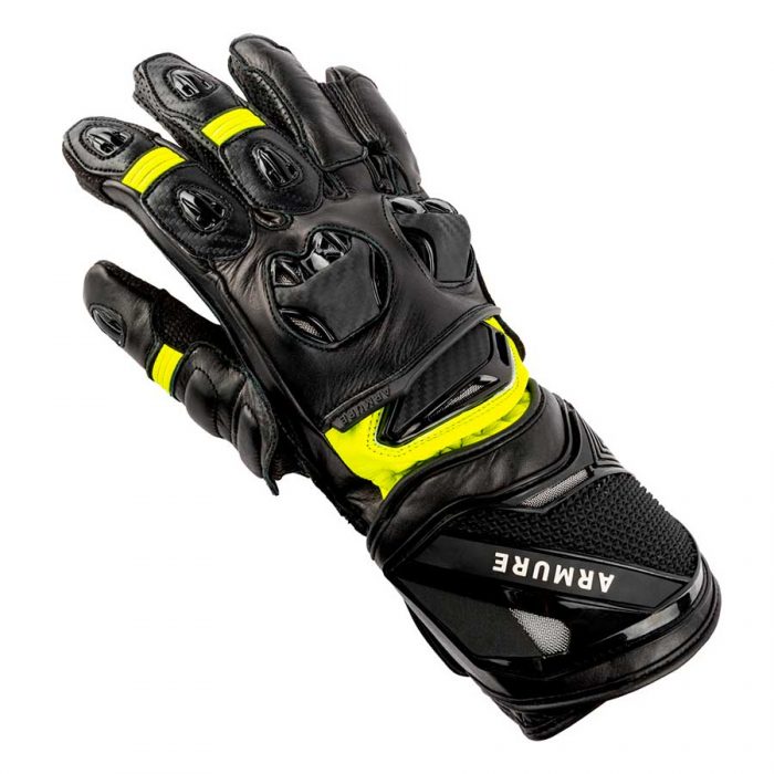 GLOVES ARMURE DRAGO BLACK / YELLOW FLUO