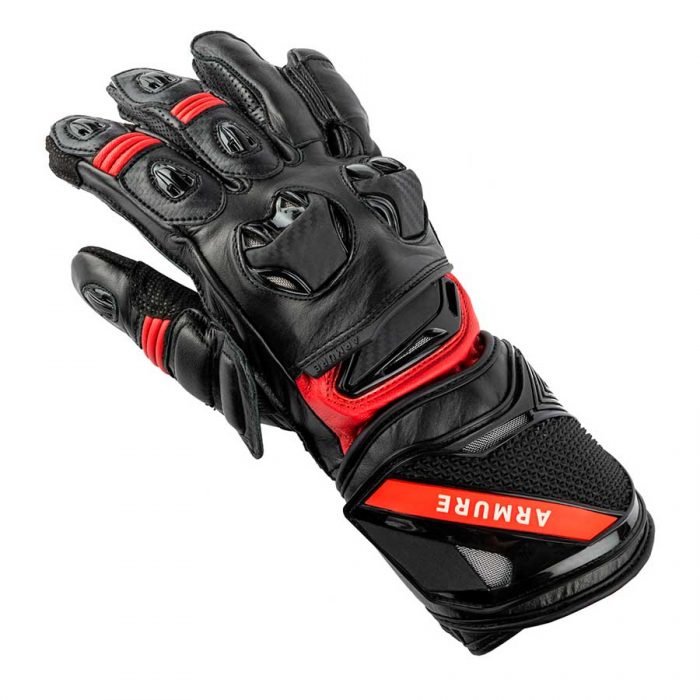 GLOVES ARMURE DRAGO BLACK / RED