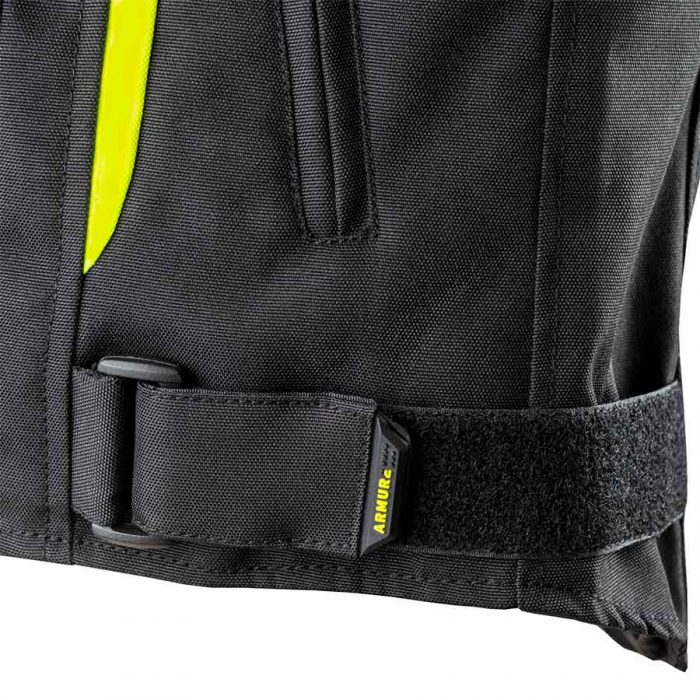 JACKET ARMURE HAMO WATERPROOF BLACK / YELLOW FLUO - Image 4