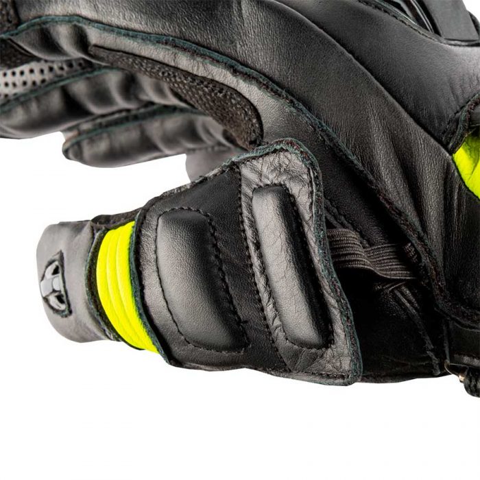 GLOVES ARMURE DRAGO BLACK / YELLOW FLUO - Image 3