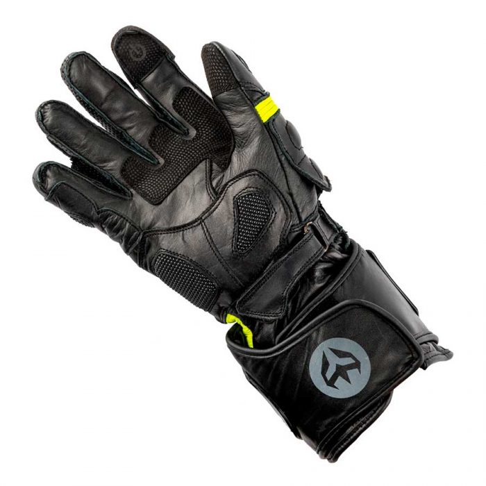 GLOVES ARMURE DRAGO BLACK / YELLOW FLUO - Image 4