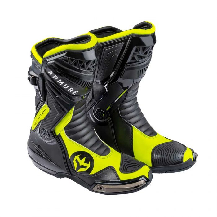 BOTAS ARMURE RENZO BLACK / YELLOW FLUO