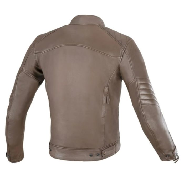 CHAQUETA ARMURE CHARLE LEATHER BROWN - Imagen 2