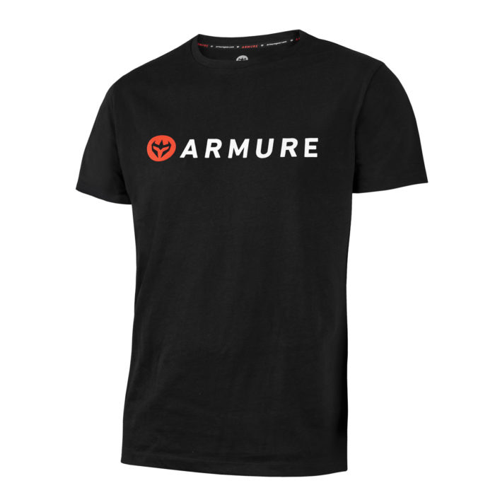 T-SHIRT ARMURE BASIC BLACK