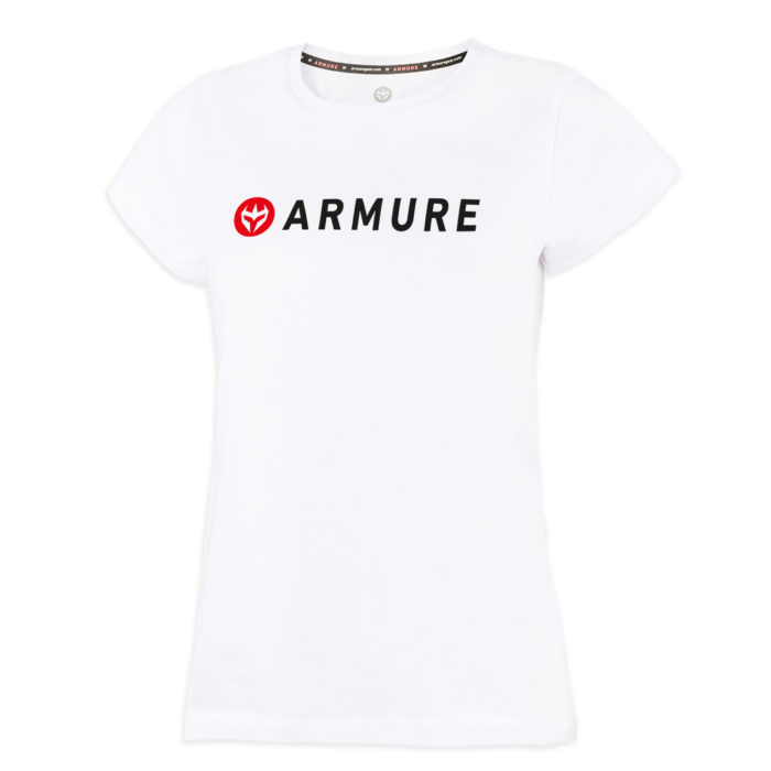 T-SHIRT ARMURE BASIC LADY WHITE