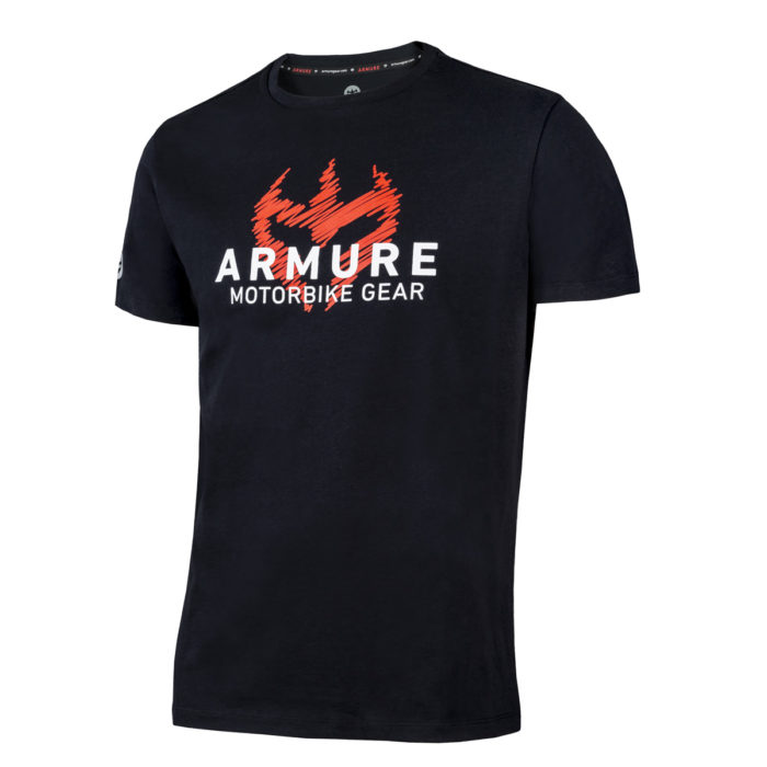 T-SHIRT ARMURE PASSION BLACK