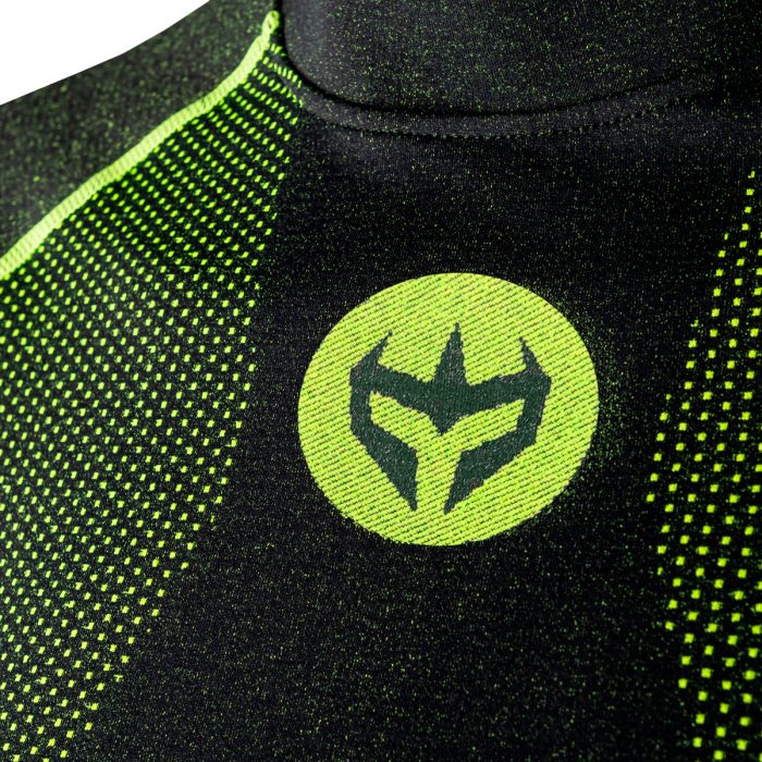 T-SHIRT THERMAL ARMURE BLACK / YELLOW FLUO - Image 3