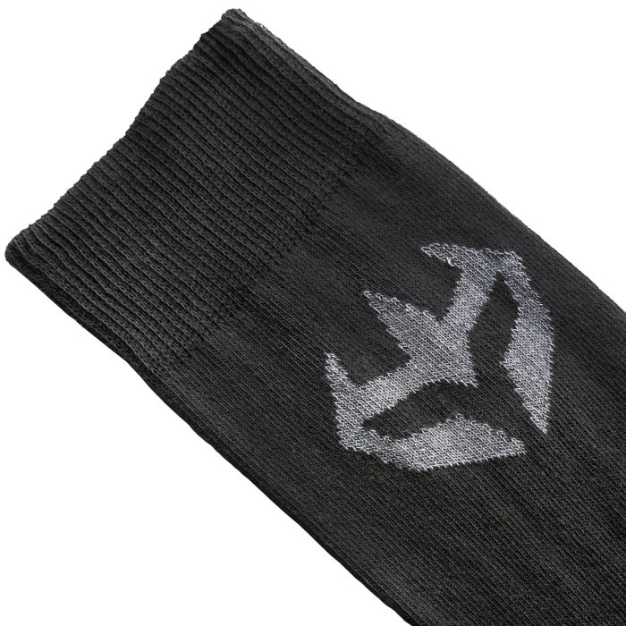 SOCKS ARMURE COL LONG BLACK/GREY - Image 2