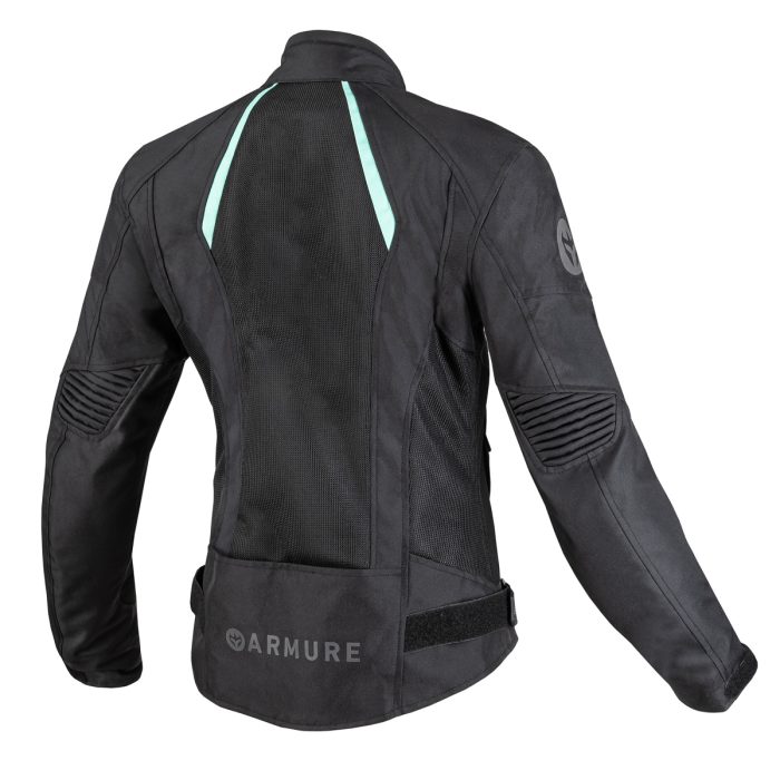 CHAQUETA ARMURE MILAN VENTED LADY BLACK / MINT - Imagen 3