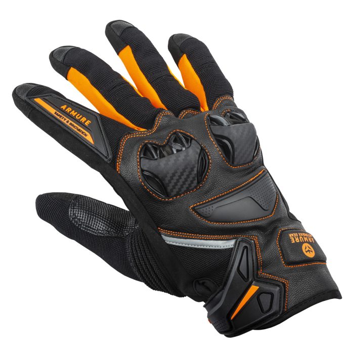 GLOVES ARMURE ASTRID VENTED BLACK / ORANGE