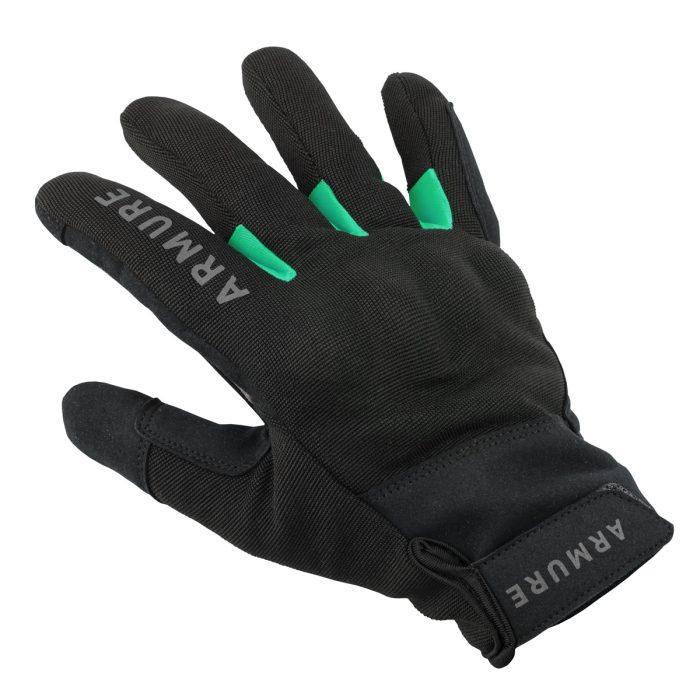 GLOVES ARMURE ASTRID VENTED LADY BLACK/MINT