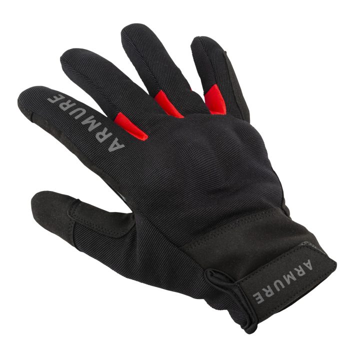 GLOVES ARMURE ASTRID VENTED LADY BLACK/RED