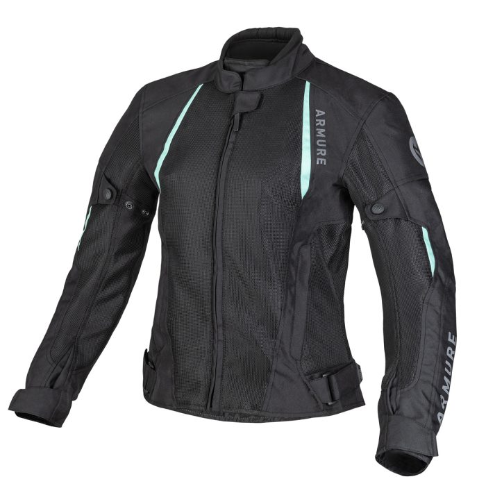 CHAQUETA ARMURE MILAN VENTED LADY BLACK / MINT