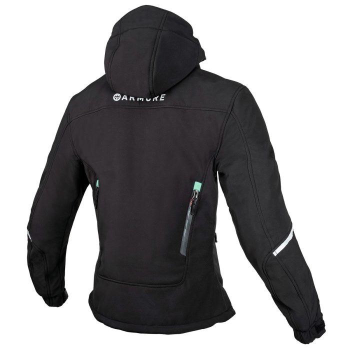 CHAQUETA ARMURE ELRIC LADY BLACK/MINT - Imagen 2