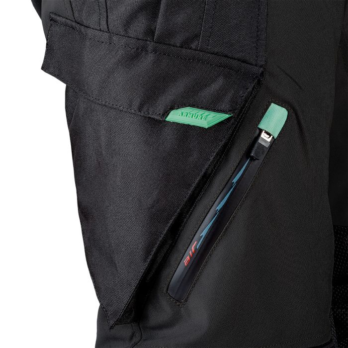 PANT ARMURE AREN WATERPROOF LADY BLACK / MINT - Image 3