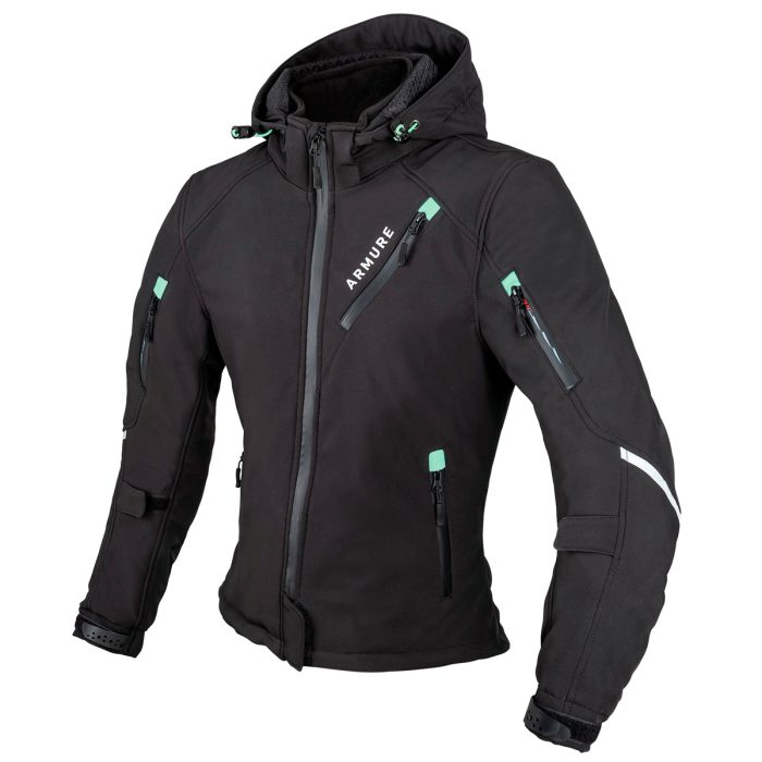 CHAQUETA ARMURE ELRIC LADY BLACK/MINT