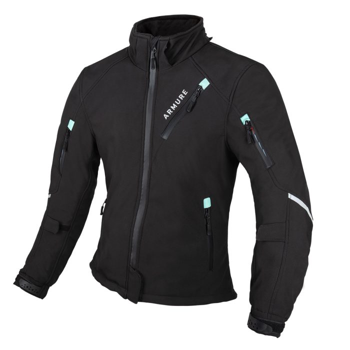 CHAQUETA ARMURE ELRIC LADY BLACK/MINT - Imagen 7