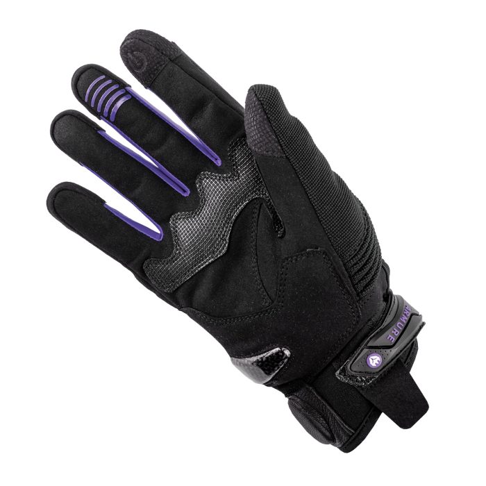 GLOVES ARMURE ASTRID VENTED LADY BLACK / PURPLE - Image 2