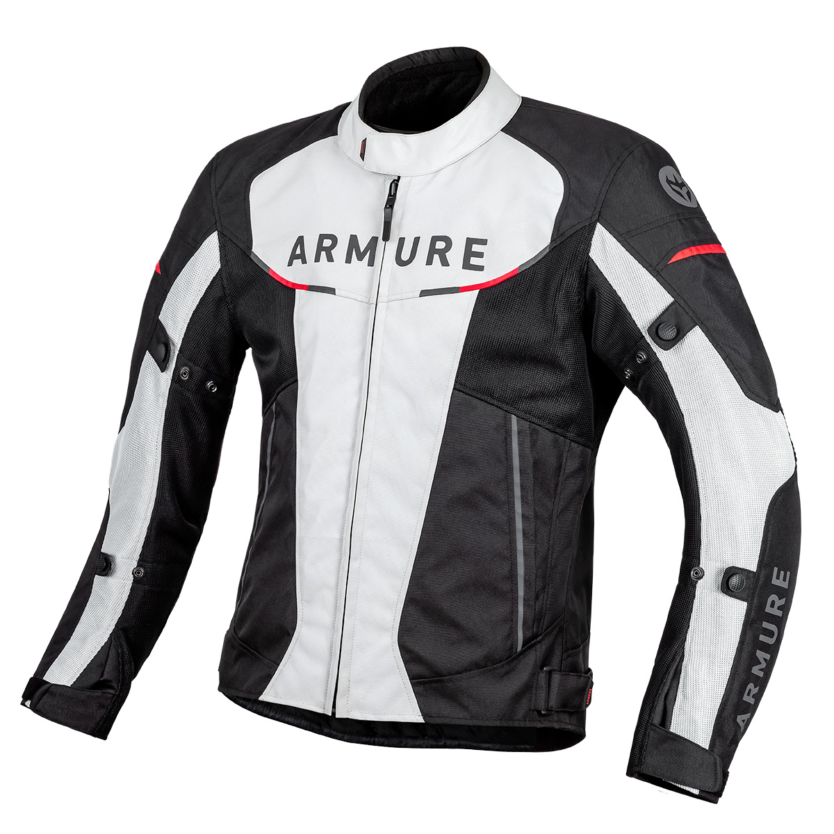 CHAQUETA ARMURE ULF V2 VENTED SUMMER IVORY/BLACK