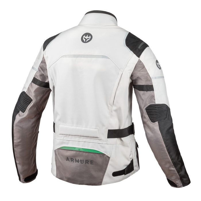 CHAQUETA ARMURE DUNE WATERPROOF LADY IVORY / GREY / MINT - Imagen 2