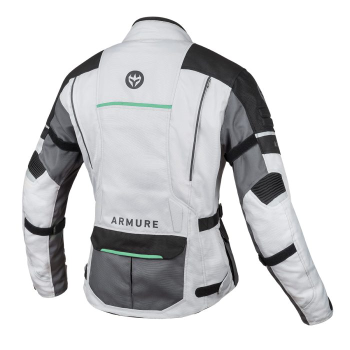 CHAQUETA ARMURE LAMBERT WATERPROOF LADY IVORY/BLACK/GREY - Imagen 3