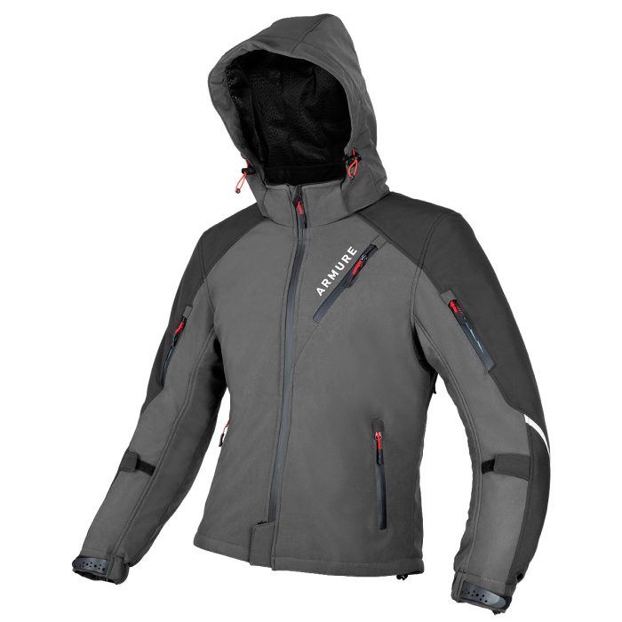 CHAQUETA ARMURE ELRIC BLACK/GREY - Imagen 5