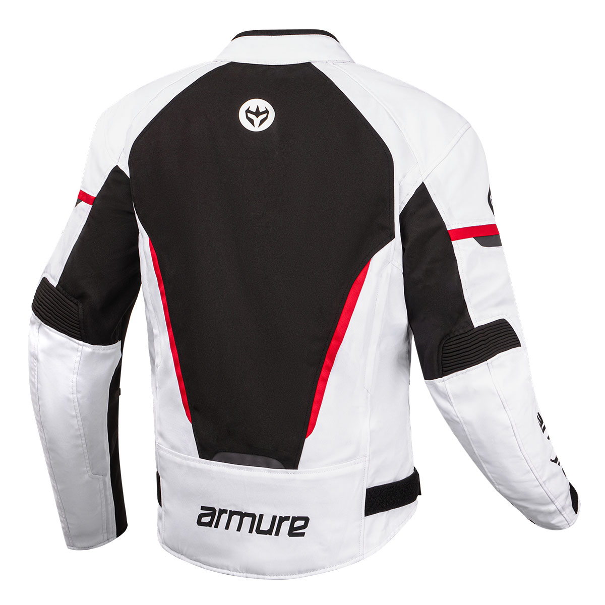 CHAQUETA ARMURE HAMO V2 WATERPROOF AA BLACK/WHITE/RED - Imagen 2