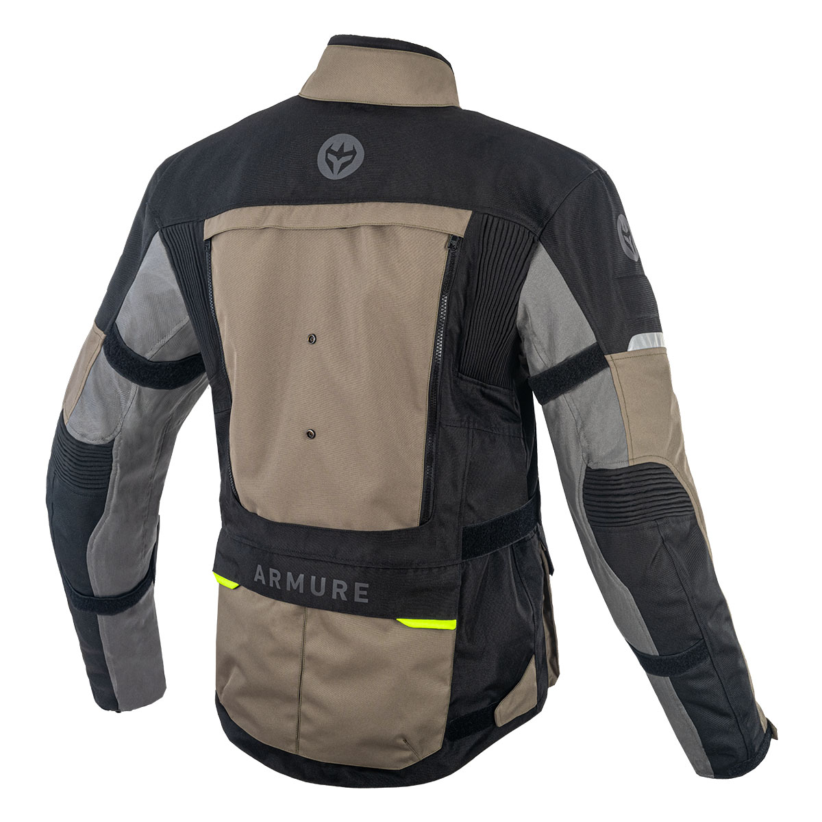 JACKET ARMURE HAROLD WATERPROOF AA BLACK/SAND/GREY - Image 3