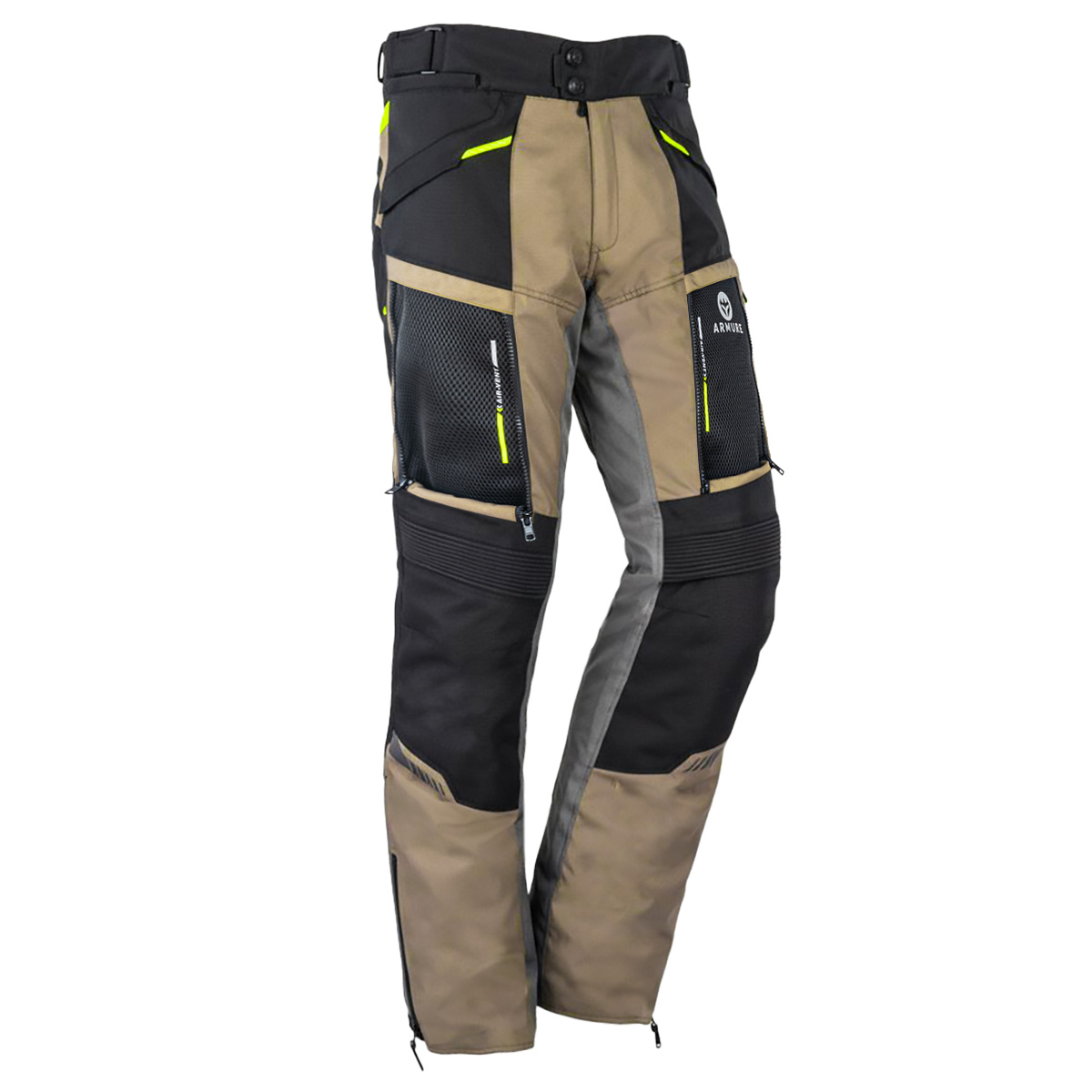 PANTALON ARMURE HAROLD WATERPROOF AA BLACK/IVORY/GREY - Imagen 3